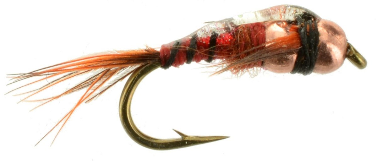 Fly Fishing Flies (Bass, Bream, Trout, Salmon) Two Bit Hooker Red