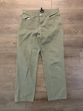 Vintage Ralph Lauren Polo Jeans Co Pants Womens Size 12 Army Green 90s Y2K