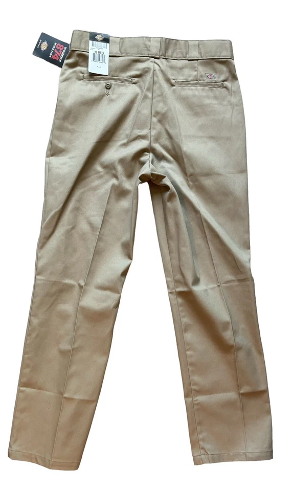 Pantalón de trabajo Dickies para mujer talla 12 original 874 caqui nuevo con etiquetas Foto 2 de 4