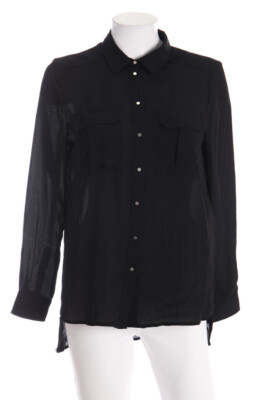 H&M Blouse Patch Pockets D 34 black