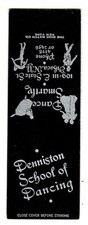 DENNISTON SCHOOL OF DANCING salesman matchbook matchcover - ITHACA, NEW YORK