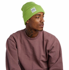 Coal The Uniform Mid Snowboard Ski Beanie In Acid Green Brand New