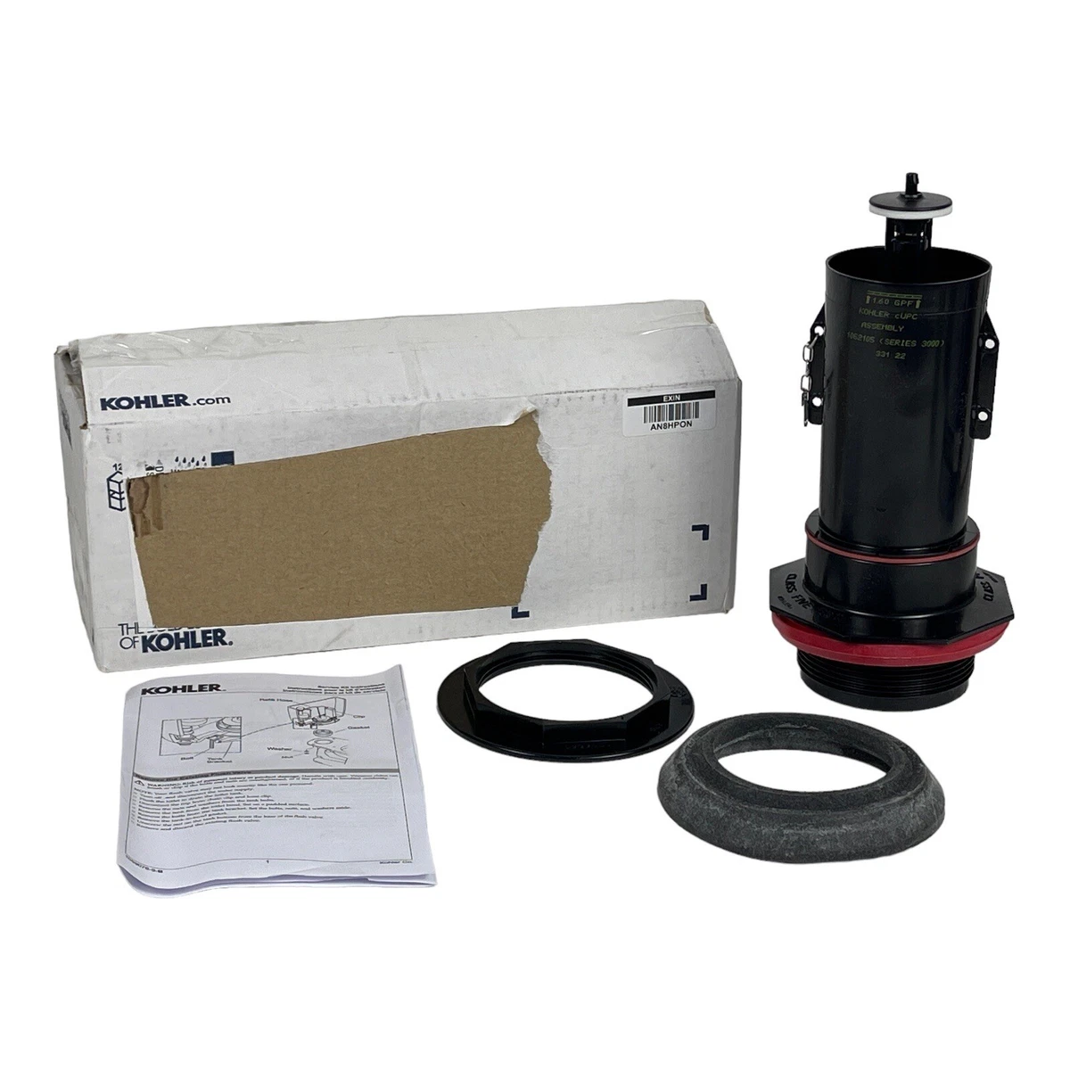 KOHLER Yellow Plastic Universal Fit Flush Valve Seal In The, 41 OFF