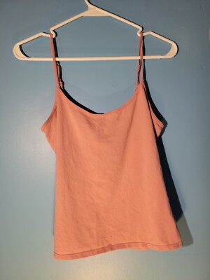 Old Navy First Layer Pink Medium Petite Tank Top