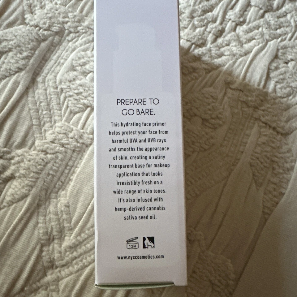 NYX Bare With Me Daily Moisturizing Primer 2.5 fl oz  SPF  NEW  BID 4 CHARITY❤️ - Image 2 of 4