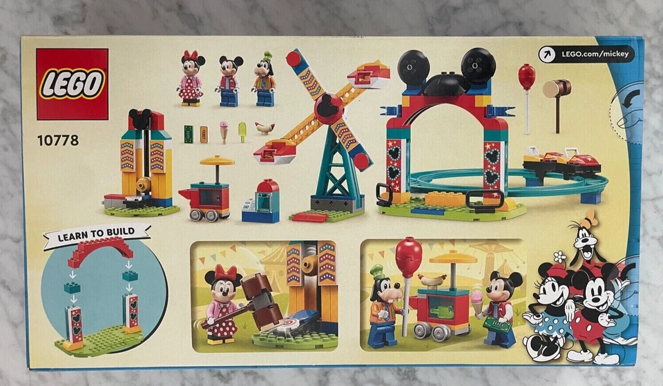 Lego Disney Mickey and Friends Mickey, Minnie and Goofy's Fairground Fun 10778 - Image 2 of 4