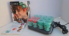 Vintage 1990 Clairol Lock'n Roll Heated Hair Stylers Curlers Rollers Model BT-1