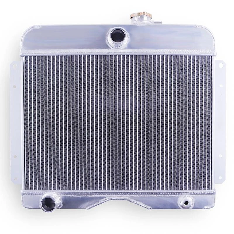Radiador de refrigeración de aluminio de 3 filas para Jeep Truck Base 1956-1964 1957 1958 2,2 L Foto 2 de 4