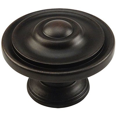 Cosmas Cabinet Hardware Oil Rubbed Bronze Round Knobs #6821ORB