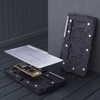 QIANLI 10 IN 1 Magnetic 3D BGA Tin Planting Platform For iPhone X-12 Pro MAX