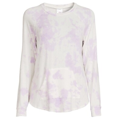 No Boundaries Juniors Girls Raglan Pullover Top Medium 7-9 New with Tags Purple