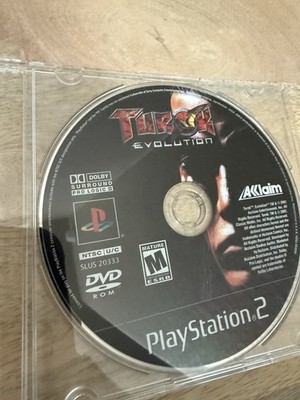Turok: Evolution (Sony PlayStation 2/PS2, 2002) Disc Only Tested