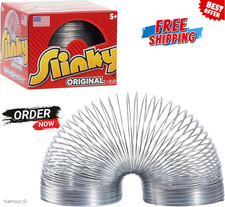 The Original Slinky Walking Spring Toy, 2.75-inch Diameter Metal Slinky