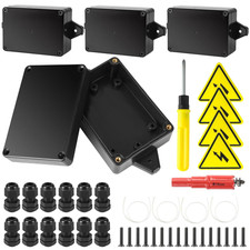 4 Pezzi Scatola Derivazione Stagna, Cassetta Derivazione Esterna Impermeabile IP