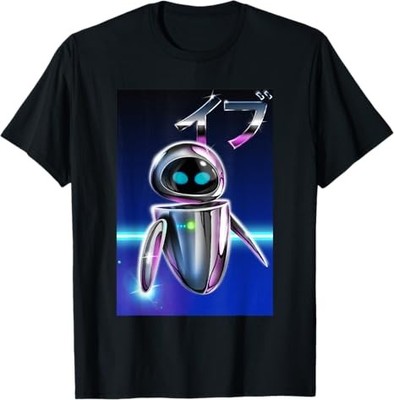 Disney WALL-E Epic Chrome EVE Kanji T-Shirt Size S - 5XL Gift For Friends