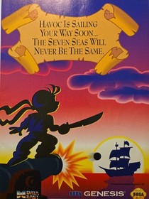 Vintage 90s Sega Game Print Ad Lot Skeleton Warriors Saturn Havoc Genesis