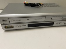 Daewoo VCR DVD Combo DV-6T955b With Av Cables Tested Works Great Fast Shipping
