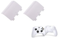 Microsoft Xbox Series S X 2pc Battery Cover Lid Door Replacement White 1914