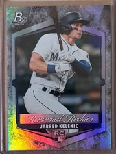 Topps 2021 Bowman Platinum Jarred Kelenic RR-16 Rookie Insert Mariners Renowned