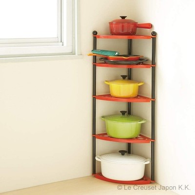Le Creuset 5 Compartment Pot Rack - Matte Black for sale online | eBay