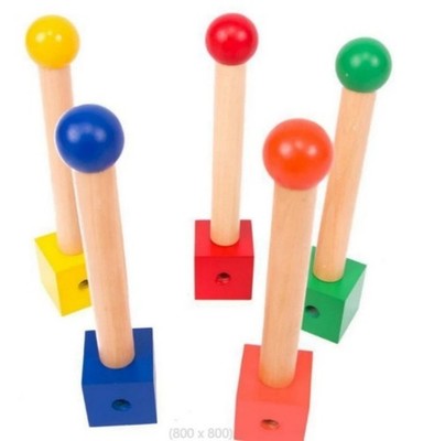 Premium Ring Toss Game Set for Kids & Adults - Includes 5 Rope Gift -&%%