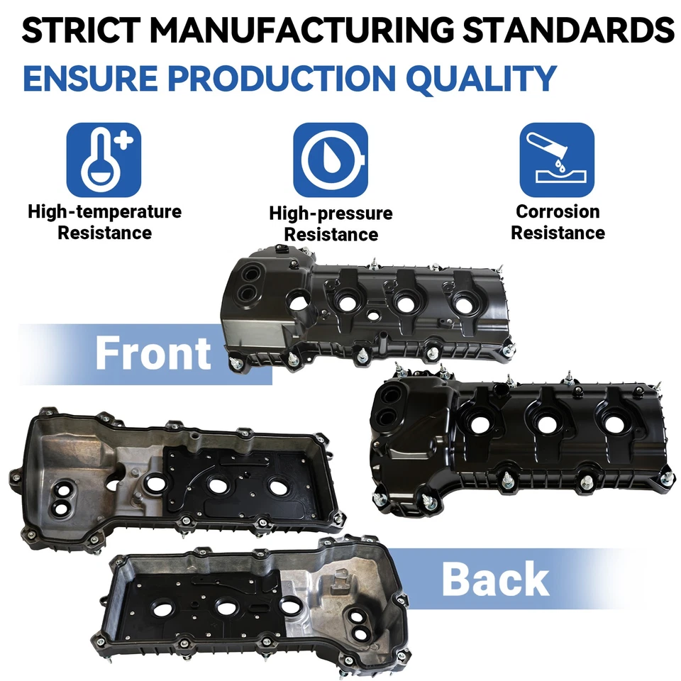 Cubierta de válvula de aluminio Mitzone para FORD 11-19 EXPLORER 15-17 F-150 11-18 EDGE 3,5 L Foto 4 de 4