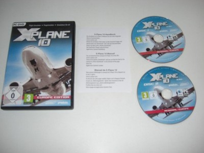 X-PLANE 10 US COMMUNITY EDITION PC DVD Rom XPLANE Flugsimulator Sim 