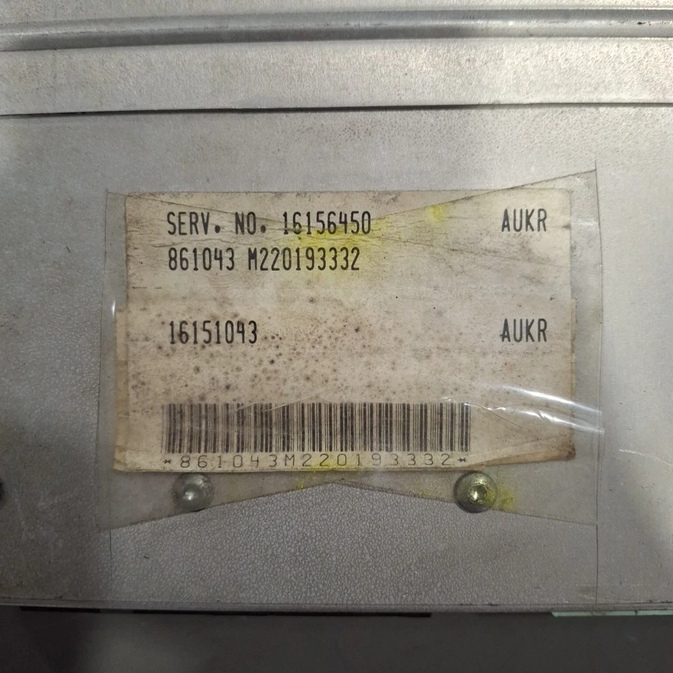 Oldsmobile Achieva 19912-1993 ECU/ECM 16156450 Foto 2 de 4