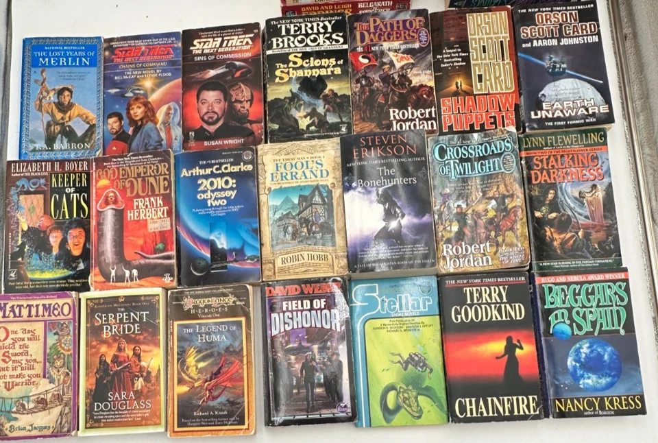 Огромный лот из 192 винтажных научно-фантастических/фэнтезийных книг в мягкой обложке DAW TOR ACE DEL REY - Изображение 4 из 4