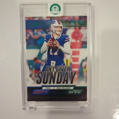 2024 Panini Prestige Any Given Sunday Josh Allen Xtra Points Green /149 #AGS-JAN