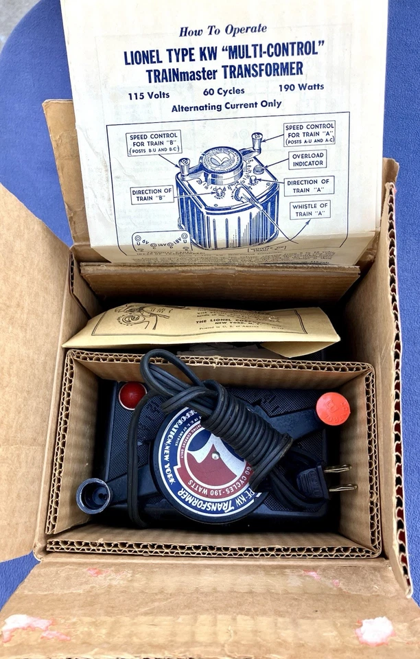 Lionel Trains Trainmaster Transformer KW Multi-Control O Gauge - Image 3 of 4