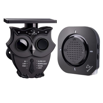 1/2 Mile Long Range Solar Wireless Driveway Alarm System IP65 Weatherproof Ou...