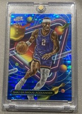 2023-24 Topps Cosmic Chrome Shai Gilgeous-Alexander Blue Moon Refractor #42 /99