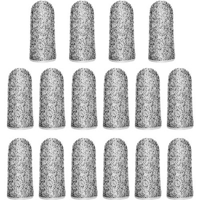 Cut Resistant Finger Cots, Pack of 16 Finger Protectors, Reusable Thumb and F...