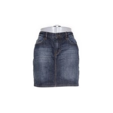 Jeansrock, Größe: 38, Blau, Baumwolle/Elasthan, Einfarbig, Denim, Damen #Ikf