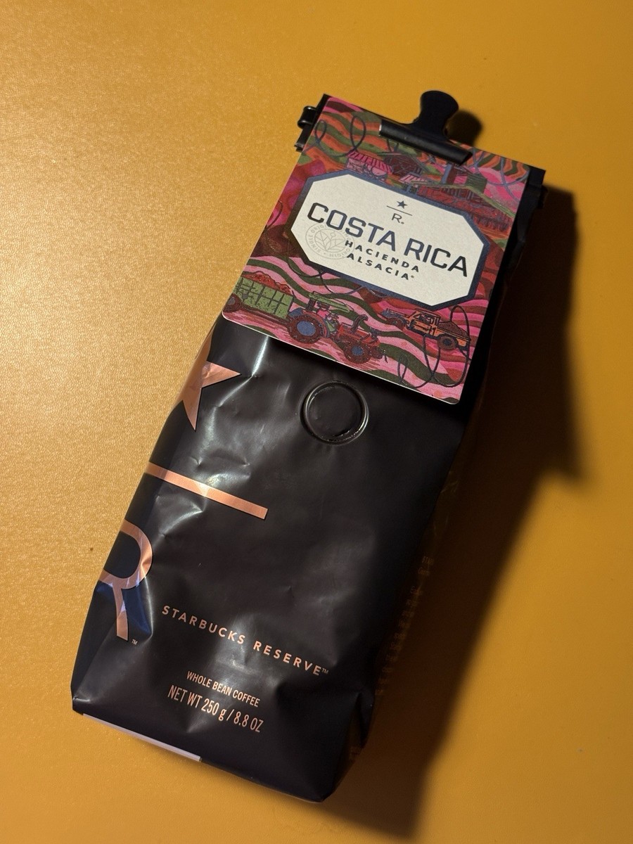 [世界唯一スタバ農園] Hacienda Alsacia ダークローストコーヒー NEW] STARBUCKS RESERVE COSTA RICA HACIENDA ALSACIA Whole Coffee