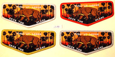 TUKU'UT LOGE #33 GREATER LOS ANGELES AREA COUNCIL, CA TOR 2024 COMPLETE 4pc SET
