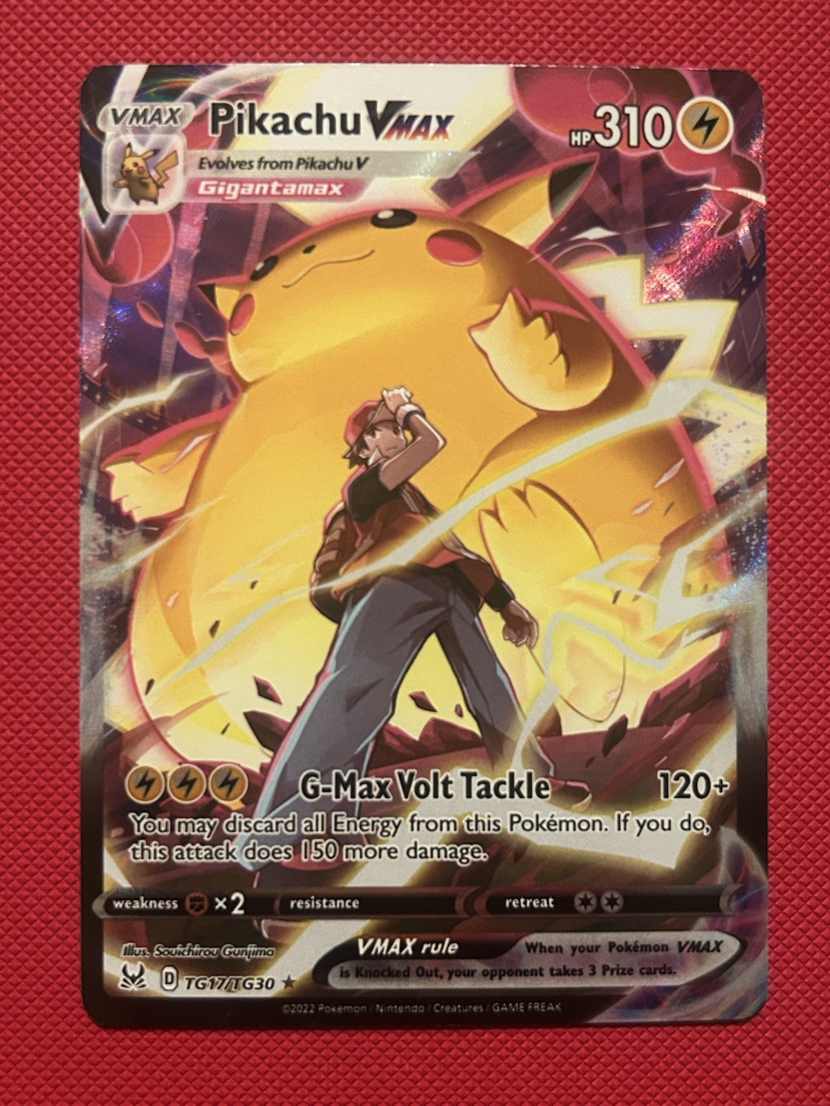 Pikachu VMAX TG17/TG30 Swsh11: Lost Origin Trainer Gallery Holo
