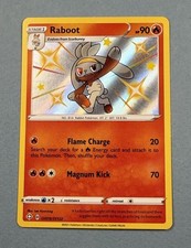 Raboot SV016/SV122 Shiny Rare Shining Fates Shiny Vault Pokemon Holo LP