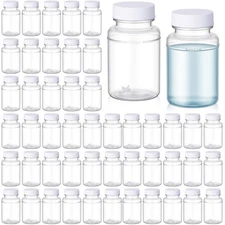 Lounsweer 50 Pcs 100ml Sterile Water Sampling Bottles with 10mg Sodium Thiosu...