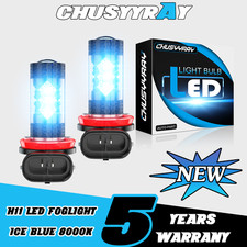 8000K Blue Fog Light LED Bulbs For Toyota Tacoma 2016-2020 Tundra RAV4 2013-2019