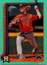 2025 Topps Chrome - Josh Hader #295 Aqua Refractor /199 Houston Astros