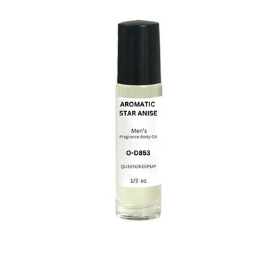 Aromatic Star Anise (Men) Body Oil 10 ml Fragrance All Natural 1/3 oz Roll-On 