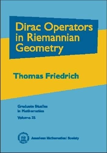 Dirac Operators in Riemannian Geometry (Hardback) (UK IMPORT) - Picture 1 of 1