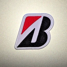 BRIDGESTONE TIRES Embroidered Iron/Sew On Patch 2.5"X 2.5" SHIPPED FROM USA