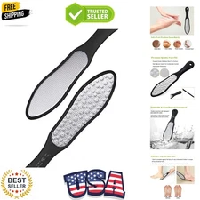 Durable Stainless Steel Foot Rasp with Cloth Bag - Achieve Salon Quality Feet