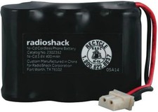 RadioShack Cordless Phone Battery RadioShack 3.6V Ni-Cd 400mAh Catalog 2302352
