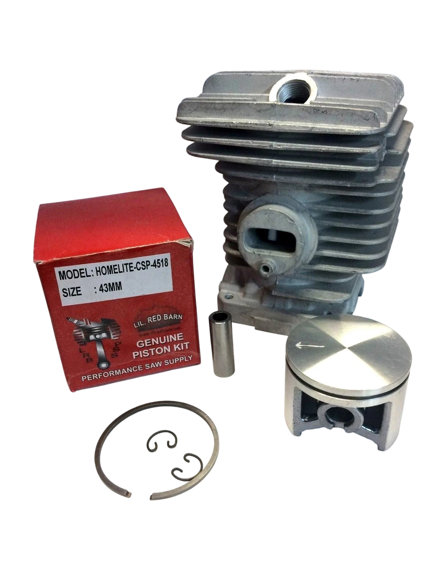 CYLINDER & PISTON KIT FITS HOMELITE 4518, 4618C, 46CC, 43MM KIT | eBay