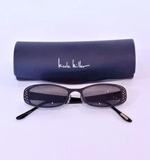 Nicole Miller Collection Caviar Luna Sunglasses - 50-16-140 w/Hard Case