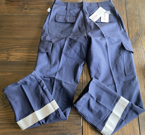 Tyndale FR Arc Rates Flame Resistent Cat 2 Cargo Pants Navy Blue 32x32 NWT - Picture 8 of 8
